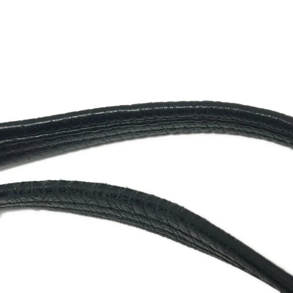 COACH Op Art 20481 Black Dark Gray Jacquard Leather - Shoulder Bag - Picture 8 of 8